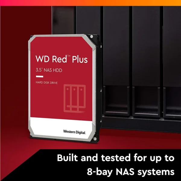 هارد دیسک اینترنال وسترن دیجیتال مدل RED PLUS WD80EFBX ظرفیت 8 ترابایت - تصویر 2