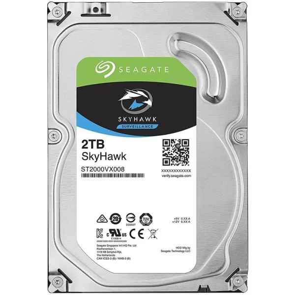 هارددیسک اینترنال سیگیت مدل SkyHawk ST2000VX017 ظرفیت 2 ترابایت - تصویر 2