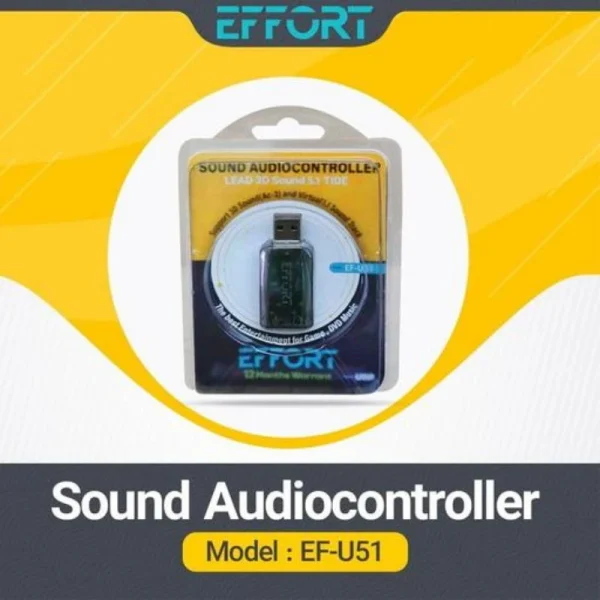 کارت صدا ایفورت مدل LEAD 3D SOUND 5.1 TIDE - تصویر 2