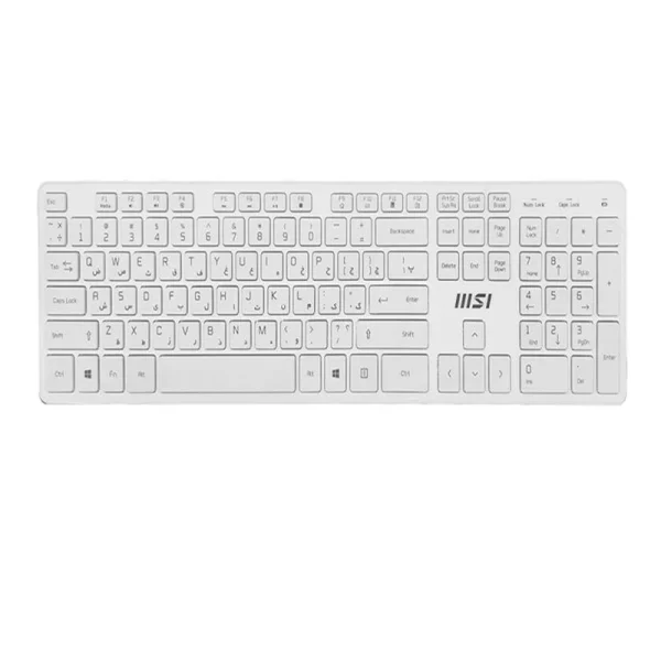ماوس و کیبورد بی سیم ام اس آی مدل RF-1430w- FS + ma004w - تصویر 3
